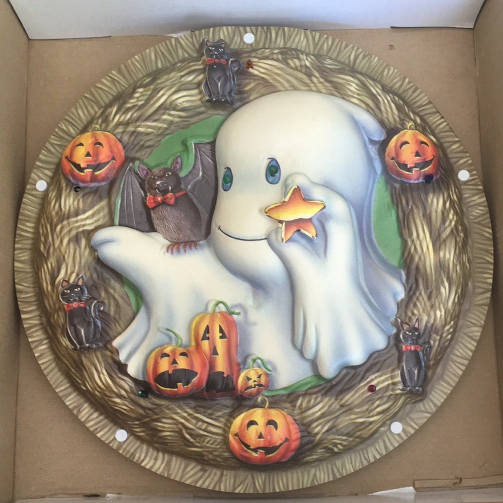 Vintage Halloween electronic ghost door knocker